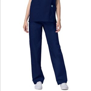 Crest navy blue scrub bottoms size small